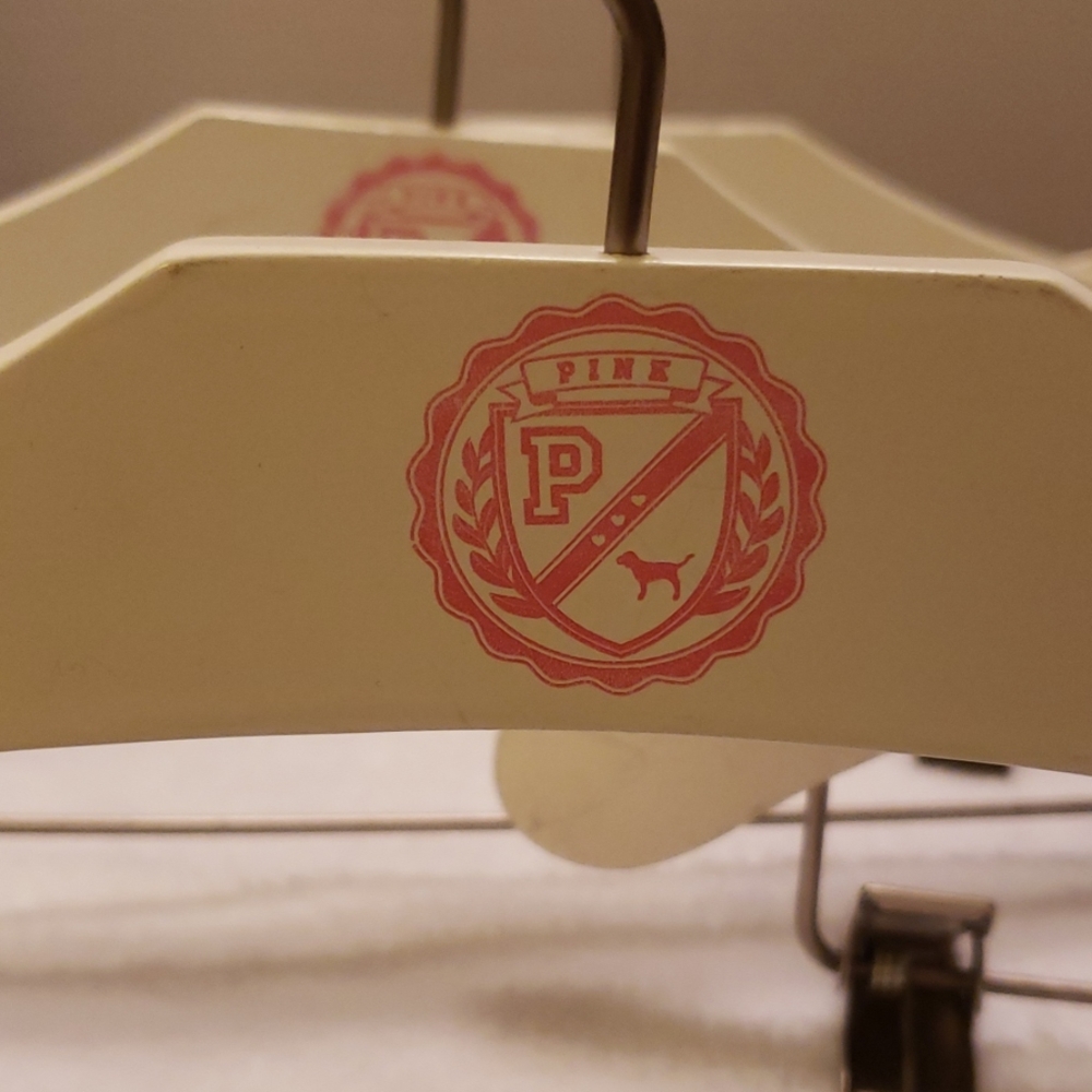 PINK Victoria's Secret Wooden Hangers - Picture 2 of 7
